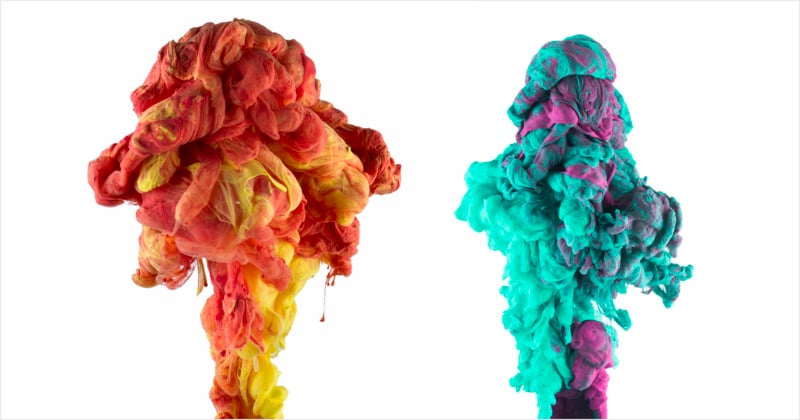 ink in water photographed